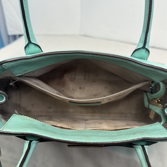 Kate Spade  Lucia medium satchel in Aqua  Bloom - Picture 9 of 11